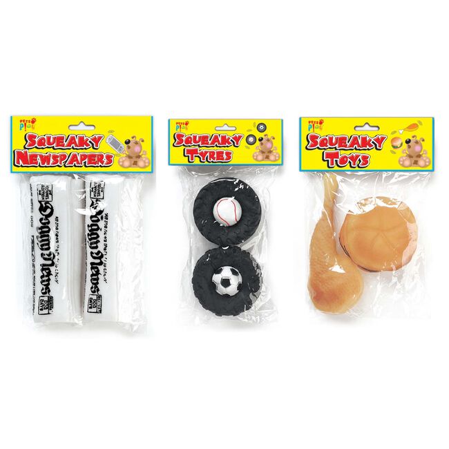 Squeaking Pet Toys 2pk