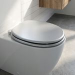 Croydex Silver Quartz Toilet Seat