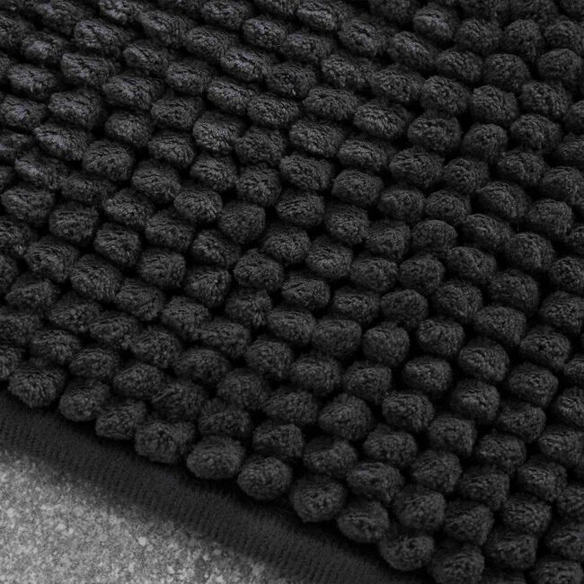 CATHERINE LANSFIELD CHARCOAL BOBBLE 50 x 80cm Bath Mat 
