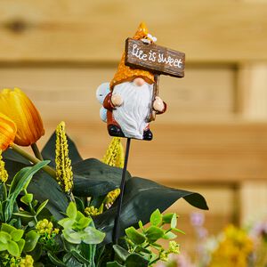 Garden Gnome Plant Pot Stake