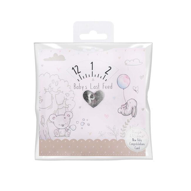 First Steps Baby Congratulations Card