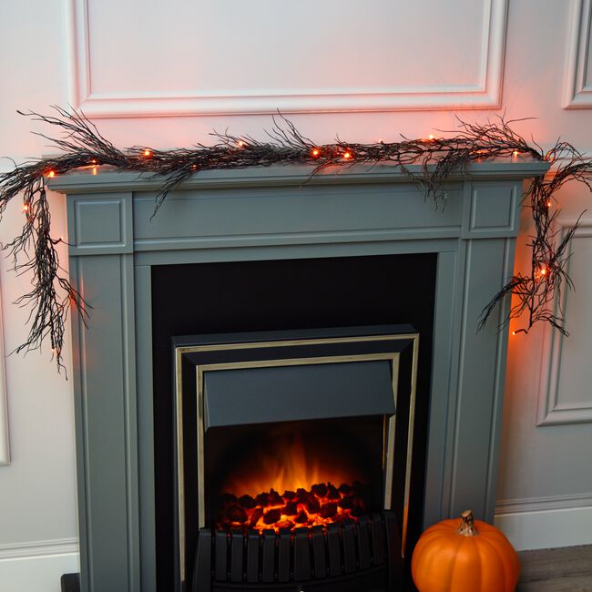 Halloween LED Orange Garland