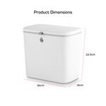 Swan 7L Compost Bin White