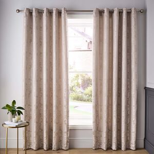 CATHERINE LANSFIELD DAMASK JACQUARD CHAMPAGNE 66X90 Curtains