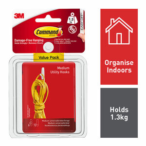 Command 12 Medium Strips & 6 Hooks