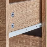 Mayfair Oak Effect 3 Drawer Bedside Locker