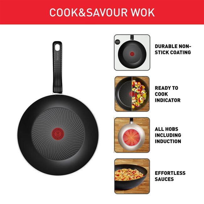 Tefal Cook & Savour Wok 28cm