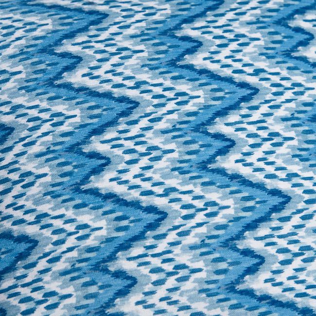 IKAT CHENILLE NAVY 45x45 Cushion