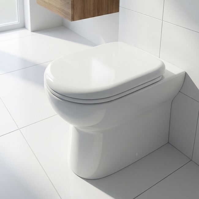 Beldray Antibac Soft Close D-Shape Toilet Seat