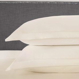 OXFORD P/CASE PAIR 500 Threadcount Cotton Cream 5H