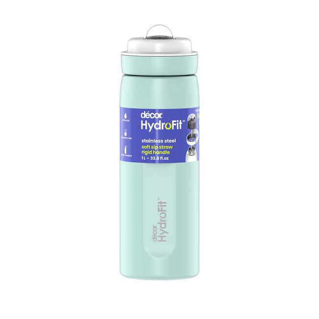 Decor Hydrofit Soft Sip 1L S/Steel Bottle