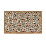 My Mat Sage Woodblock Coir Door Mat 45cm x 75cm