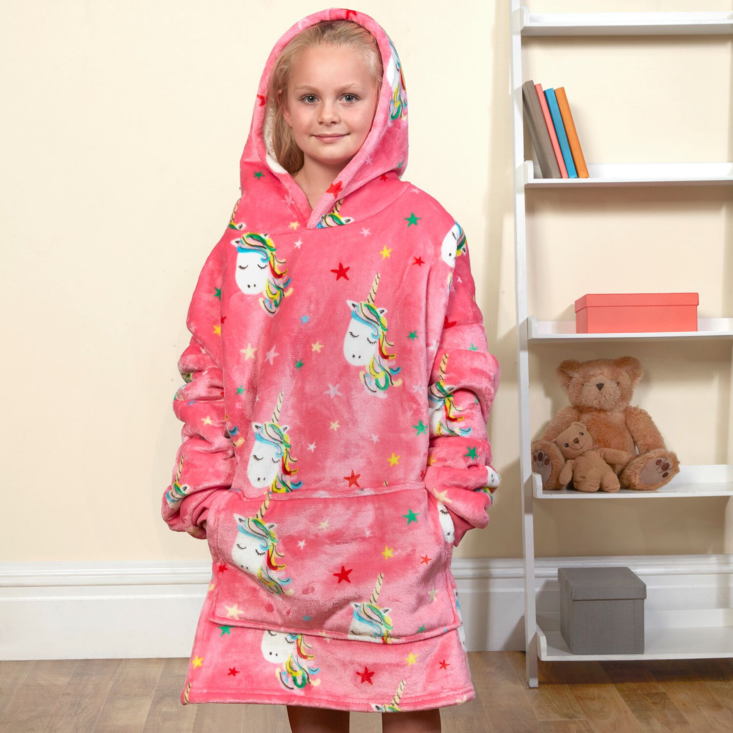 Nicole Day Kids Hoodie Blanket Unicorn Home Store More