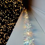 1.8m Light Up Tinsel Glitter With Timer Function