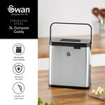 Swan 3L Stainless Steel Compost Bin