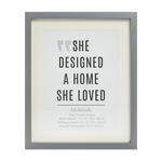 10X12 MCINTOSH GREY Photo Frame 12X16 W/OUT MOUNT