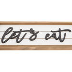 Let's Eat Quote Framed Wall Décor