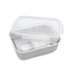 Melii Grey Glass Container with Silicone Sleeve