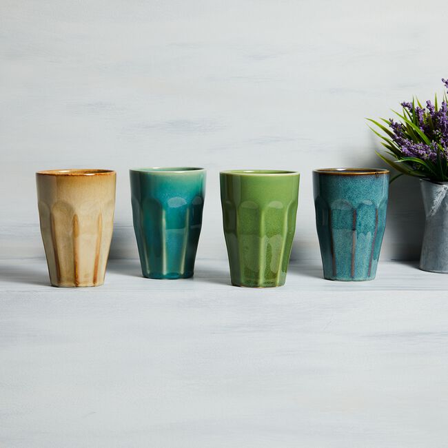 EXCELLENT HOUSEWARE 33cl 4 PORCELAIN Mugs