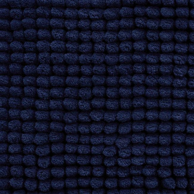 CATHERINE LANSFIELD EXTRA LONG BOBBLE BATH MAT NAVY