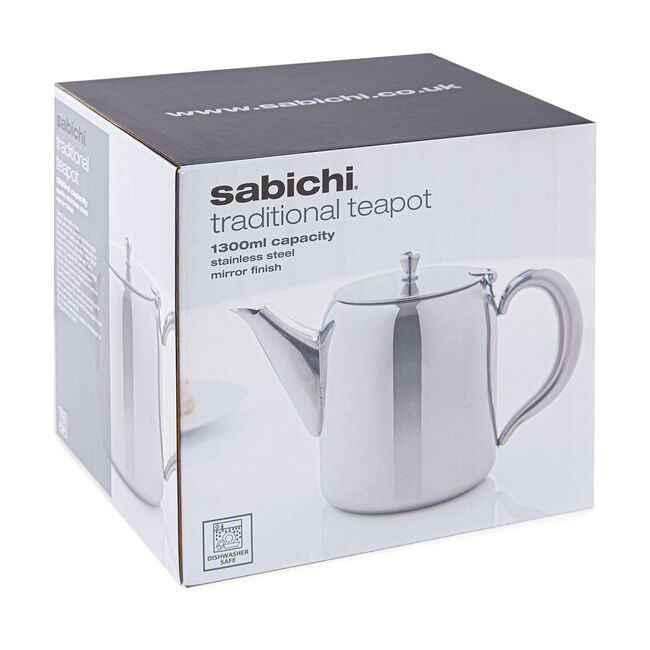 Sabichi Concierge Stainless Steel Teapot 1.3L