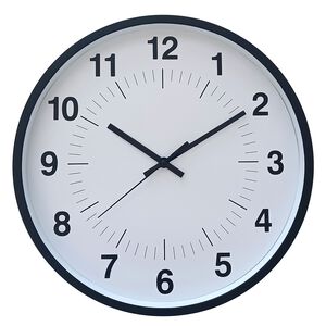Anna White Clock 30.5cm 