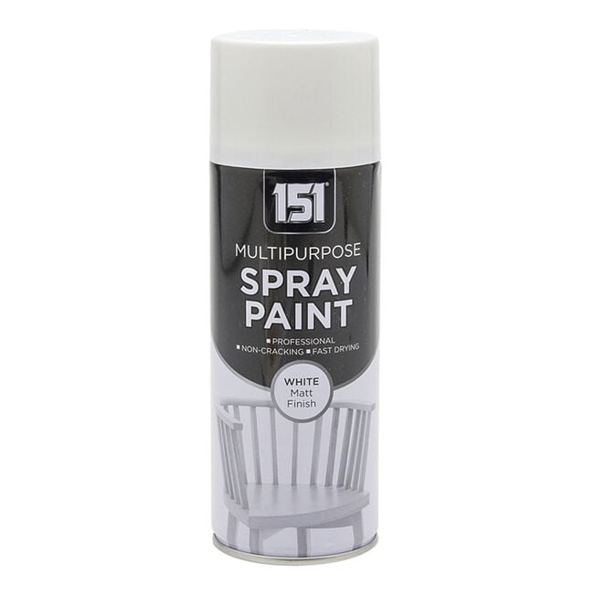 Matt White Spray Paint 400ml