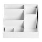 Storage Master Office Desk Organiser White