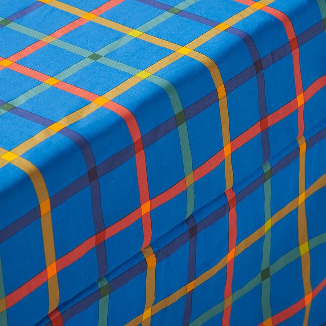 GAMING CHECK Double Fitted Sheet