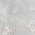 FLORAL JACQUARD DUCK EGG 66x 54 Curtain