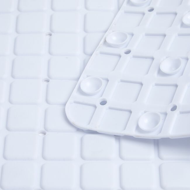 ANTI BACTERIAL WHITE 70x40cm Bath Mat 