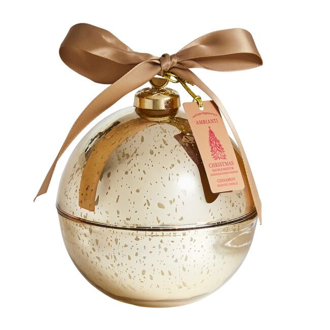 Ambianti Christmas Bauble Gold 170g Candle