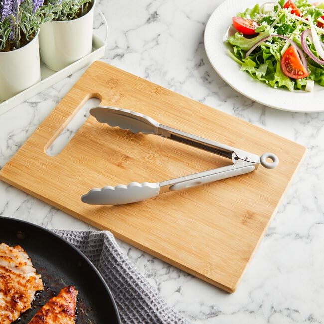 Wiltshire 23cm Silicone Scallop Head Kitchen Tongs