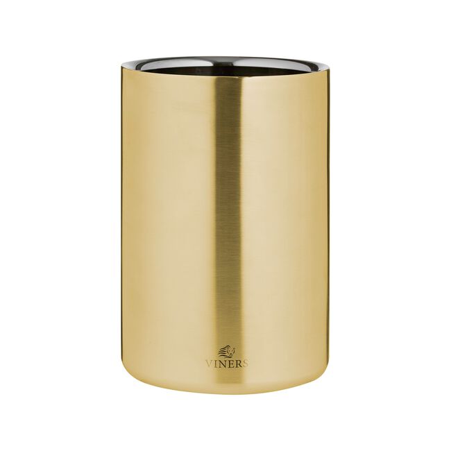 Viners Barware 1.3L Double Wall Wine Cooler - Gold