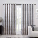 SEVILLA BRUSHED ICE GREY 66x72 Curtain