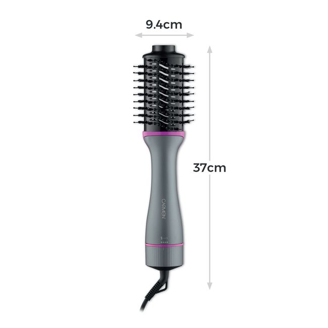 Carmen Neon Oval 2-In-1 Hot Air Brush