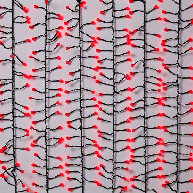 500 Red Berry Cluster Lights