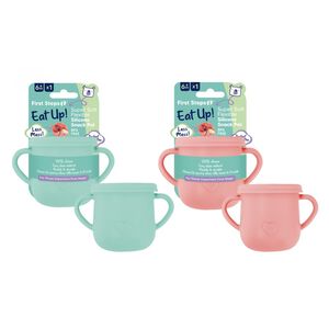 First Steps Silicone Eat Up Snack Pot 