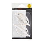 Stockholm White/Gold Curtain Clips 2 