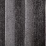 B/OUT & THERMAL H/BONE Deep Charcoal 66x54 Curtain