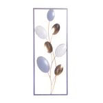 Leafy Stems Metal Wall Art 20.3cm x 50.2cm