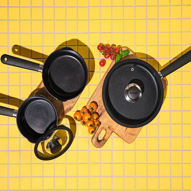 Judge Vista Ceramic 3 Piece Draining Cookware Set