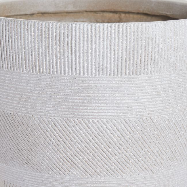 INCA Medium Taupe Fibre Clay Pot