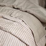YARD HEBDEN STRIPE NATURAL/STONE 150x200cm Bedspread 