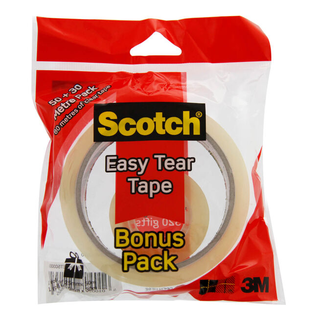 Scotch Easy Tear Tape & Free Bonus Roll
