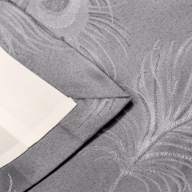 FEATHER SILVER 66x90 curtain 