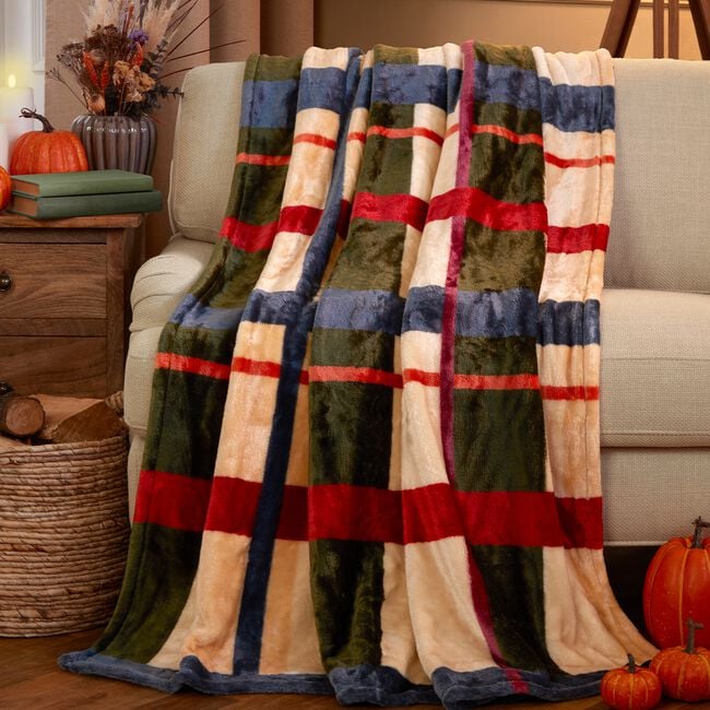 Nicole Day Check Multi 150cm x 200cm Throw