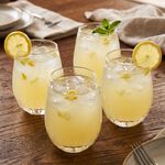 Excellent Houseware Mirage Glass Tumbler Set Of 4