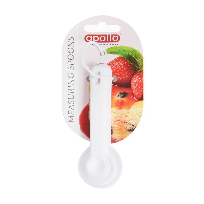 Apollo Measuring Spoons Set of 5 - White