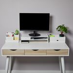 Storage Master Office Desk Organiser White